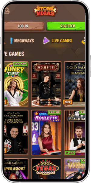 Live Games Stonevegas