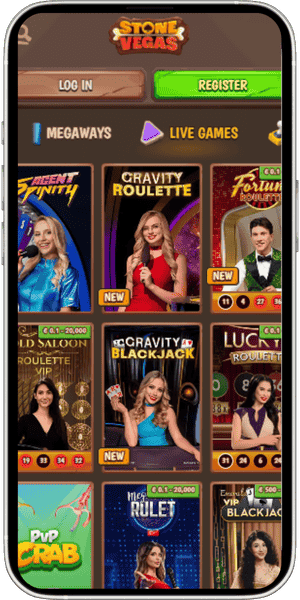 Live Games Stonevegas