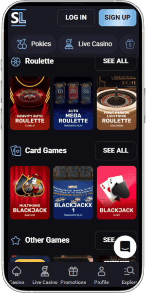 Table Games Slot Lounge