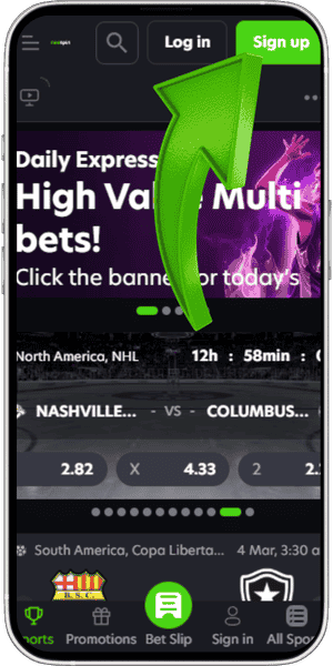 NeoSpin Sign Up 