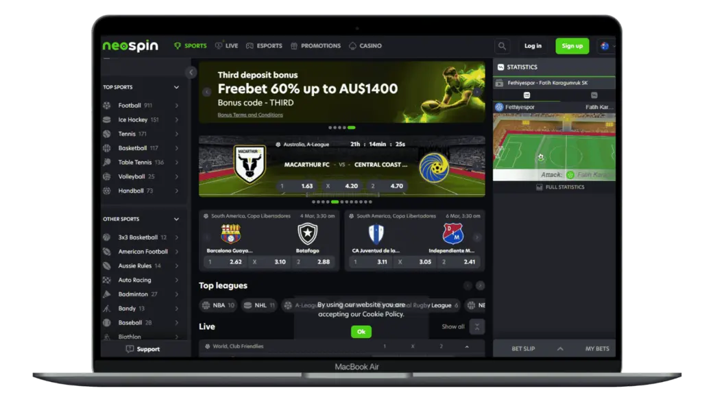 Sports and Esports NeoSpin 