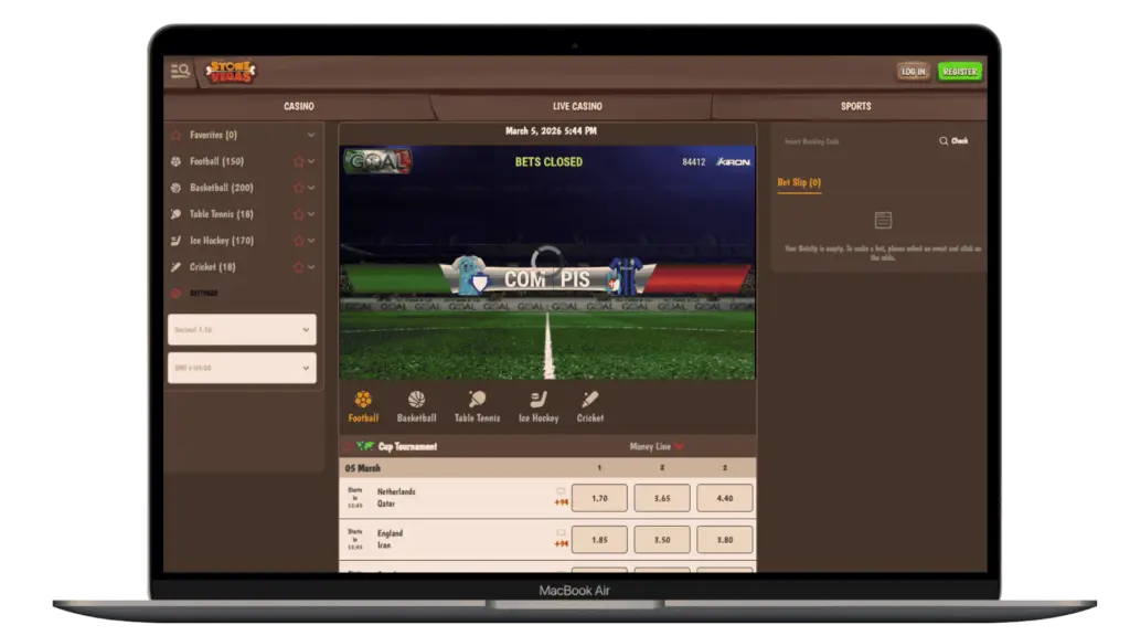 Sports and Esports Stone Vegas